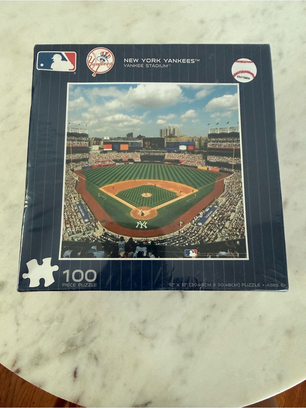 NEW YORK YANKEES Yankee Stadium 100 pc Puzzle 12" x 12" NEW Factory Sealed